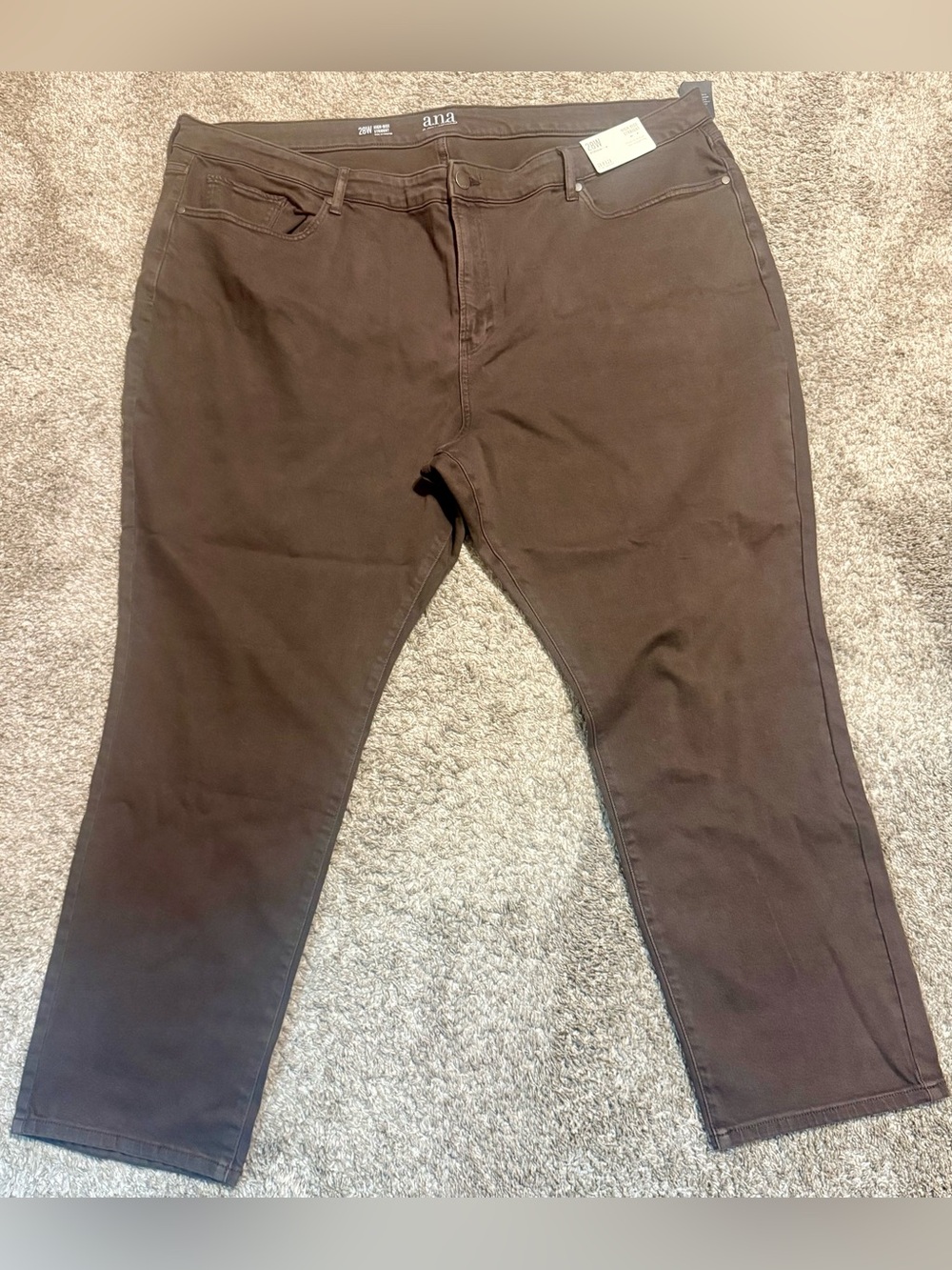 ana Brown Slim Fit Jeans